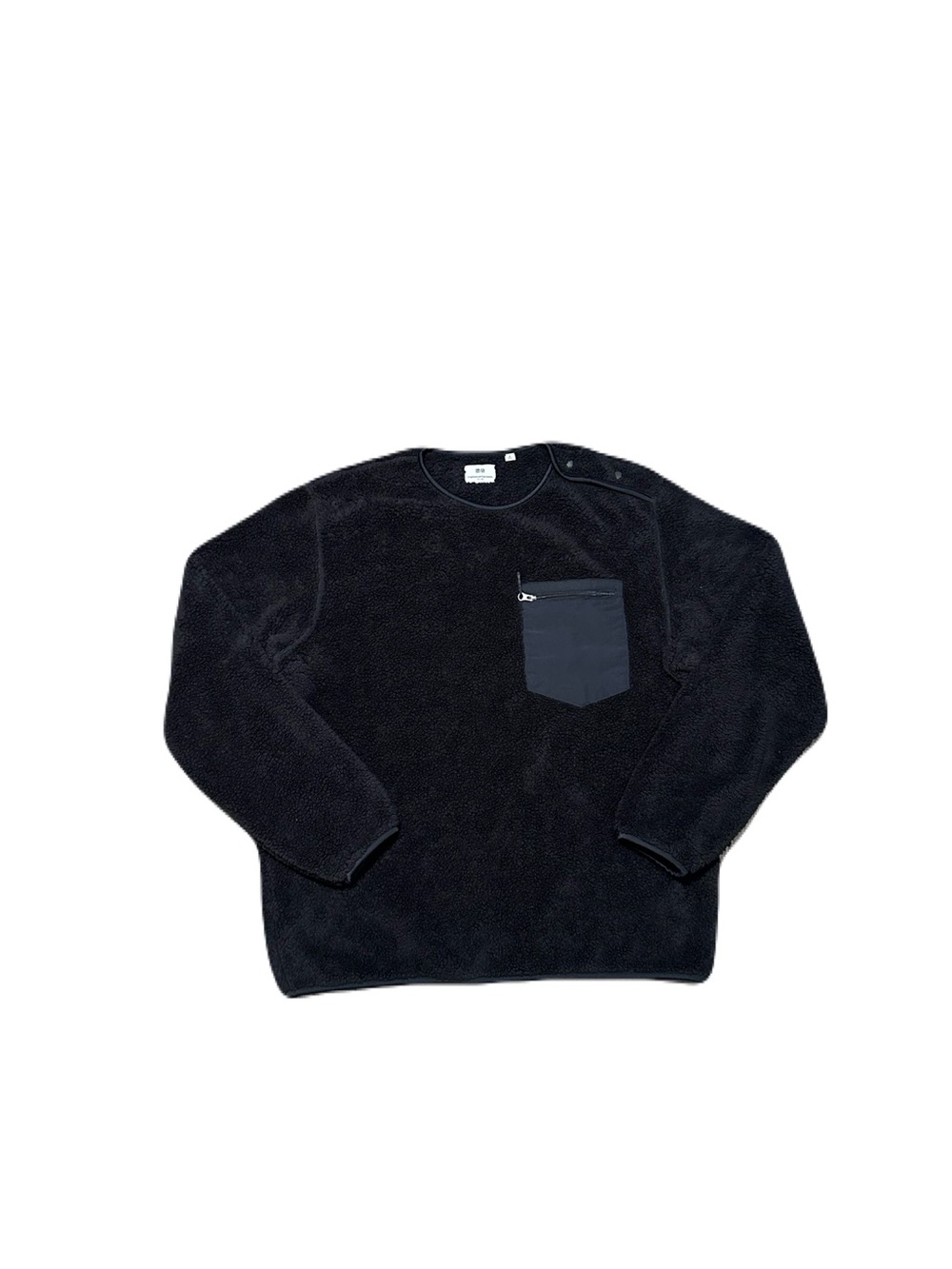 Engineered Garments Uniqlo Sherpa Fleece Pullover Jacket Pocket Black Men’s M